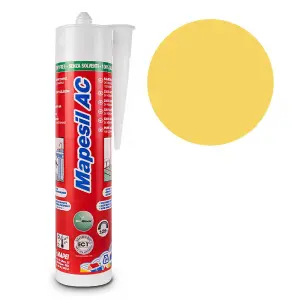 Mapei Mapesil Ac Mould Resistant Silicone 150 Yellow 310ml