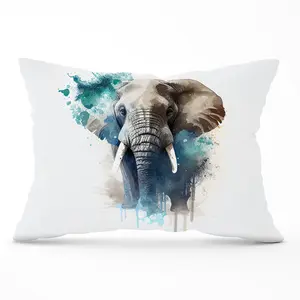 Majestic Elephant Splashart Cushions 33cm x 48cm