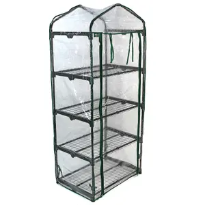 4 Tier Mini Greenhouse With PVC Cover