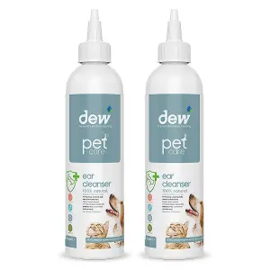 Dew Products Pet Ear Cleanser 250ml x 2