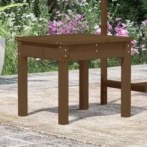 Berkfield Garden Bench Honey Brown 50x44x45 cm Solid Wood Pine