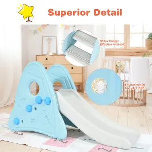 Costway Kids Slide Freestanding Baby Play Climber Slide Set Widened Pedals