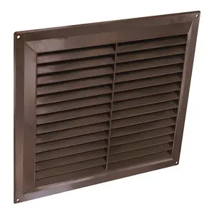 Securit Plastic Louvre Vent Brown (229mm x 229mm)