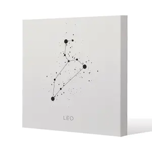 Star constellation zodiac leo (canvas) / 46 x 46 x 4cm