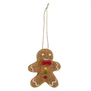 N/FELTING G/BREAD MAN - Needle Felting Kit: Christmas: Gingerbread Man - Trimits