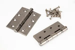 From The Anvil Pewter 4 Inch Ball Bearing Butt Hinge (Pair) ss