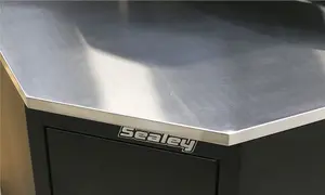 Sealey Stainless Steel Corner Worktop 930mm APMS19