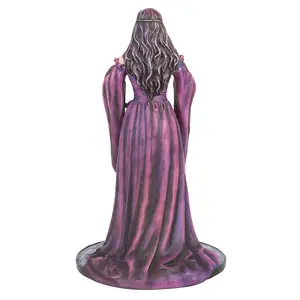 Anne Stokes Crystal Ball Figurine Purple/Blue (One Size)