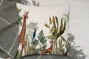 Tropical Animals (Cushion) / 60cm x 60cm