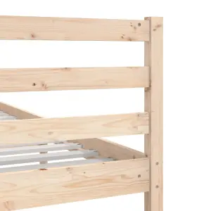 Berkfield Bed Frame Solid Wood 180x200 cm 6FT Super King