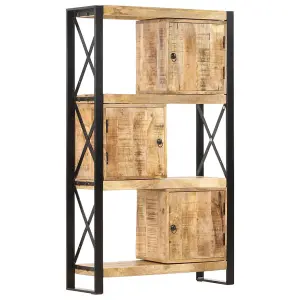 Berkfield Bookshelf 90x30x150 cm Solid Mango Wood