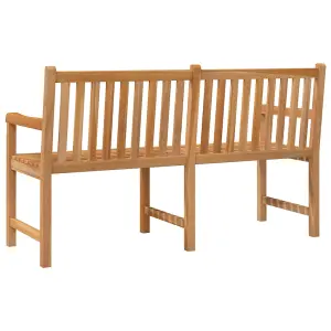 Berkfield Garden Bench 150 cm Solid Teak Wood