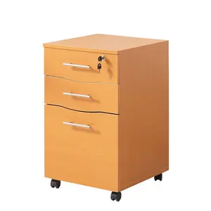 Denzel Under Desk Mobile Pedestal 3 Drawer Unit, Filing Cabinet