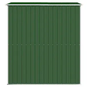 6 ft. W x 6 ft. D Galvanised Steel Apex Garden Shed