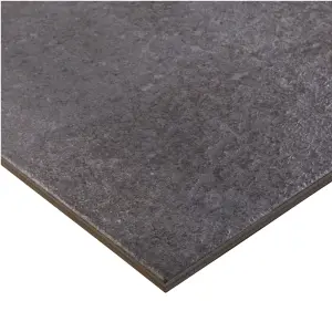 Metal ID Anthracite Matt Flat Concrete effect Porcelain Wall & floor Tile Sample