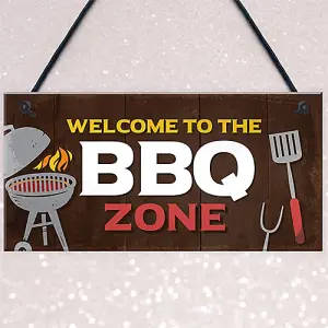 Funny BBQ Sign Barbecue Sign Welcome Sign Garden Summerhouse Outdoor Sign