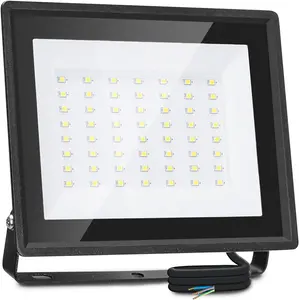 Aigostar 50W Led Floodlight 4300LM Security Lights Outdoor, 6500K Cold White