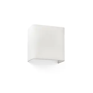 Luminosa Cotton Beige Square Wall Light 200x 205x 108, E27