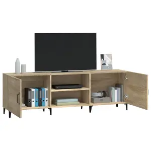 vidaXL TV Cabinet Sonoma Oak 150x30x50 cm Engineered Wood