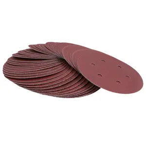 150mm Mixed Grit Hook And Loop Sanding Discs For DA Orbital Sanders 50pk