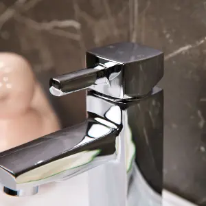 Flode Nisser Mono Basin Mixer Tap Chrome