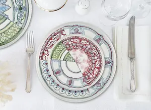 Rozi Kintsugi Collection Dinner Plates (Set of 6)