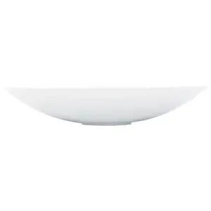 Berkfield Wash Basin 59.3x35.1x10.7 cm Mineral Cast/Marble Cast White