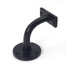 Oakcrafts - Cast Iron Handrail Bracket (Satin Black)