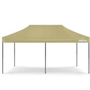 Dellonda Premium 3x6m Pop-Up Gazebo & Side Walls with Carry Bag, Stakes & Weight Bags