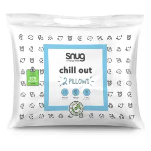 Snug Chill out Medium Pillow, Pair of 2