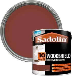 Sadolin 10 Year Protection Woodsheild High Pigment Woodstain 2.5L - Mahogany