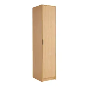 Home Source Phoenix 1 Door Wardrobe Oak