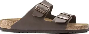 BIRKENSTOCK Two-Strap Sandals Arizona Birko-Flor Dark Brown Size 7 For Men & Women