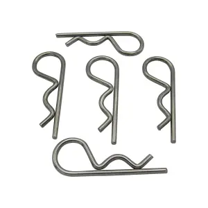 6MM Stainless Steel R Clips x5 (Beta Retaining Pins)