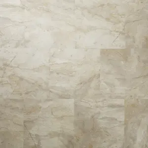 GoodHome Poprock Beige Tile Marble effect Self-adhesive Vinyl tile, 1.3m²