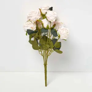 Homescapes Artificial Bouquet of Ivory Roses