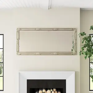 Madeleine Glass Mirror Silver / 74cm W x 163cm W