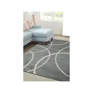 Snug Collection Shaggy Rugs Bubbles Design   I110A