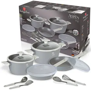 BERLINGER HAUS 10 Pcs Forged Aluminium Cookware Set Non Stick Space Savvy