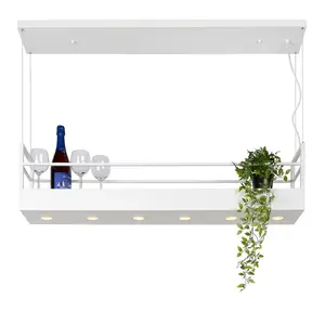 Lucide Miravelle Cottage Bar Pendant Light - 6xGU10 - White