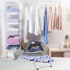 AAMEN Table Top Ironing Board With Hook For Storage, Non-Slip Feet Ironing Board