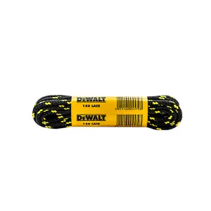 DeWalt Black & yellow Shoe laces (L)150cm