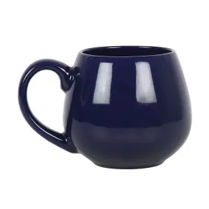 Navy Blue Ceramic Queen Bee Mug