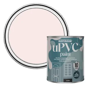 Rust-Oleum China Rose Gloss UPVC Paint 750ml