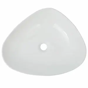 Basin Triangle Ceramic White 50.5x41x12 cm