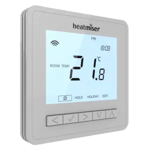 Heatmiser Neoair V3 Wireless Thermostat - Platinum Silver