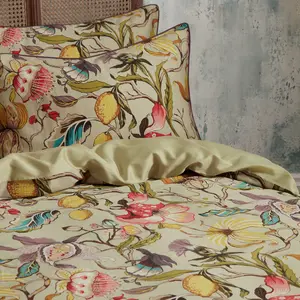 EW by Edinburgh Weavers Morton Floral Cotton Sateen Duvet Cover Set