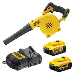 Dewalt DCV100M2 18v XR Compact Leaf Blower DCV100 + 2 x 4ah Batteries + Charger