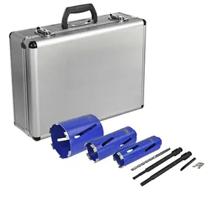 Faithfull - Diamond Core Drill Kit & Case Set of 7