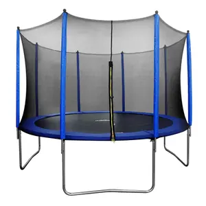 Dellonda 12ft Heavy-Duty Outdoor Trampoline for Kids with Safety Enclosure Net